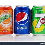نوشابه پپسي و ميرندا قوطي