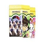 مداد رنگي 12 عددي مقوايي پارس