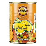 کنسرو مخلوط سبزيجات بهروز